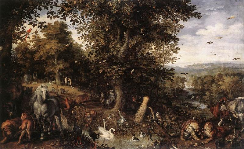 Garden of Eden fdgd, BRUEGHEL, Jan the Elder